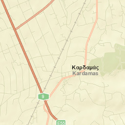 Kardamás Street Map