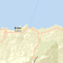 Vathý Street Map