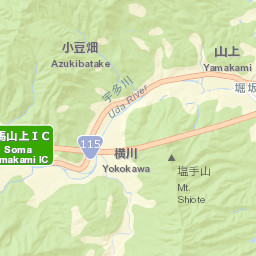 Sōma Shi Street Map