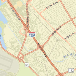 Topanga Dr Oakland California Street Map