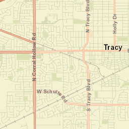 Tracy Street Map