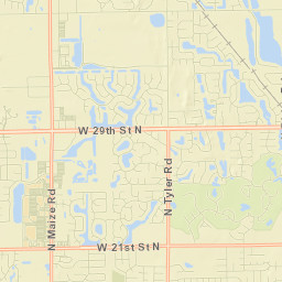 3206-3210 N Forest Lakes St Wichita Street Map