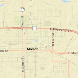 Marion Street Map