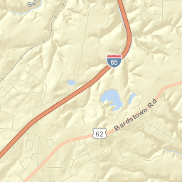 Kentucky Turnpike, Elizabethtown, KY Street Map