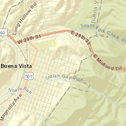 Buena Vista Street Map