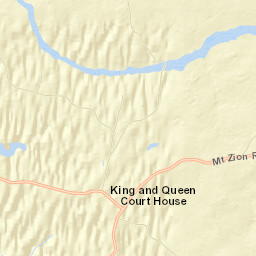 King and Queen County Street Map