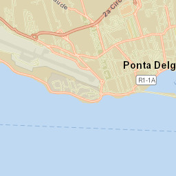 Ponta Delgada Street Map