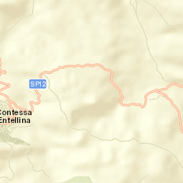 Contessa Entellina Street Map
