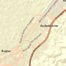 Burdur Street Map