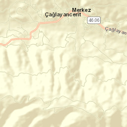 Çağlayancerit Street Map
