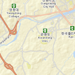Gangneung-si Street Map