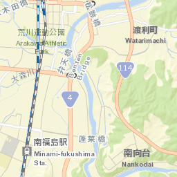 Fukushima Street Map