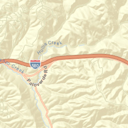 22355 Eden Canyon Rd Castro Valley Street Map