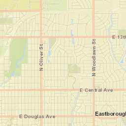 4801-4815 E Central Ave Wichita KS Street Map