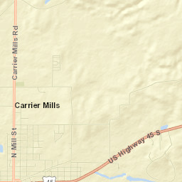 Carrier Mills Street Map
