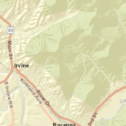 Irvine Street Map