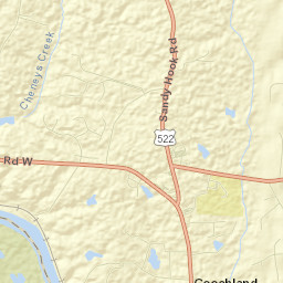 Goochland Street Map