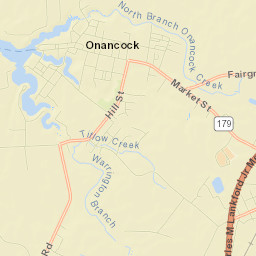 Onancock Street Map