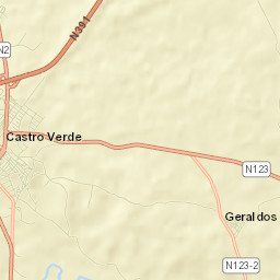 Castro Verde Street Map