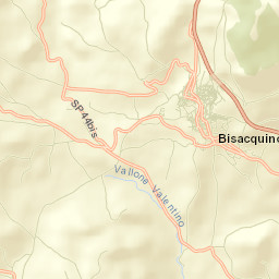 Bisacquino Street Map
