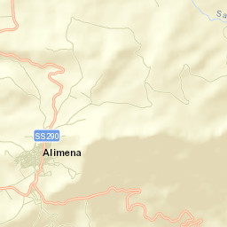 Alimena Street Map