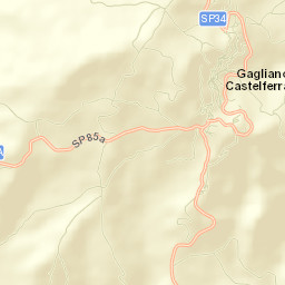 Gagliano Castelferrato Street Map