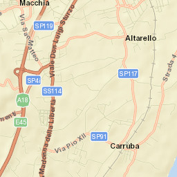 Carruba Street Map