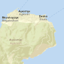 Megalochóri Street Map