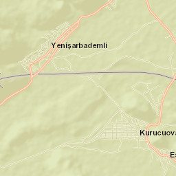 Yenişarbademli Street Map