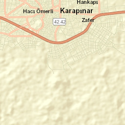 Karapınar Street Map