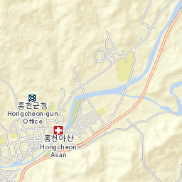 Hongch’ŏn Street Map