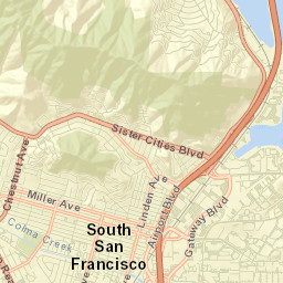 133 Highcrest Ln South San Francisco Street Map