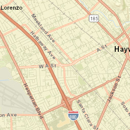 171 Paseo Grande San Lorenzo CA Street Map