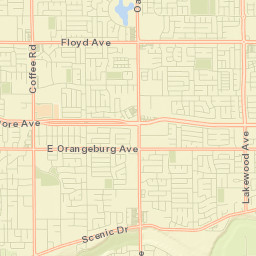 1075 Norwegian Ave Modesto Street Map