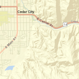 Cedar City Street Map