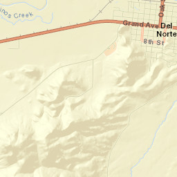 Del Norte Street Map