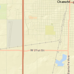 Chanute Street Map