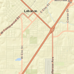 S Madison Ave Lebanon MO 65536 Street Map