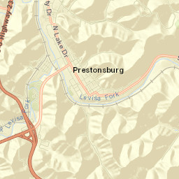 Prestonsburg Street Map