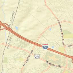 Short Pump Street Map