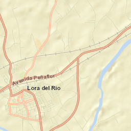 Lora del Río Street Map