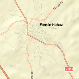 Fernán-Núñez Street Map