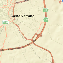 Castelvetrano Street Map
