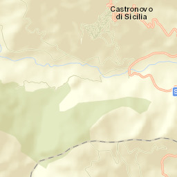 Castronuovo di Sicilia Street Map