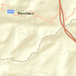 Resuttano Street Map