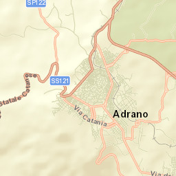 Adrano Street Map