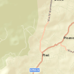 Zafferana Etnea Street Map