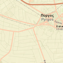 Pýrgos Street Map