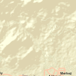 Ağlasun Street Map