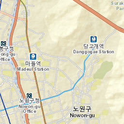 Nowon-gu Street Map